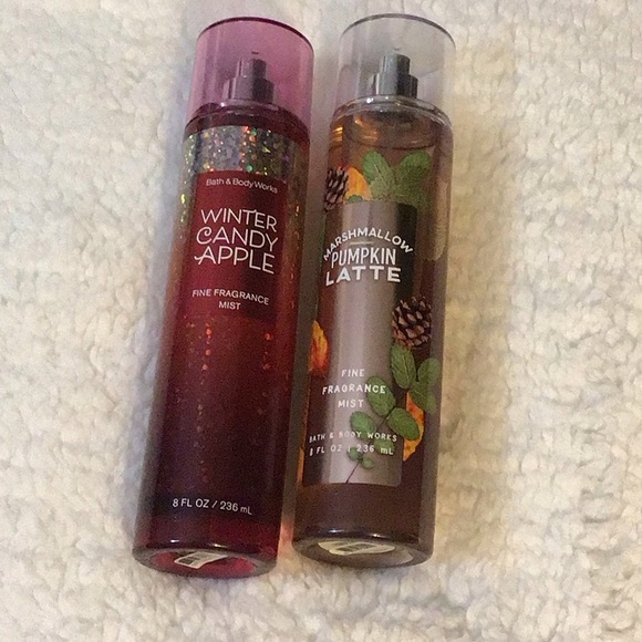 Bath & Body Works Other - Lot of 2 Bath & body works winter candy, apple marshmallow pumpkin Latte